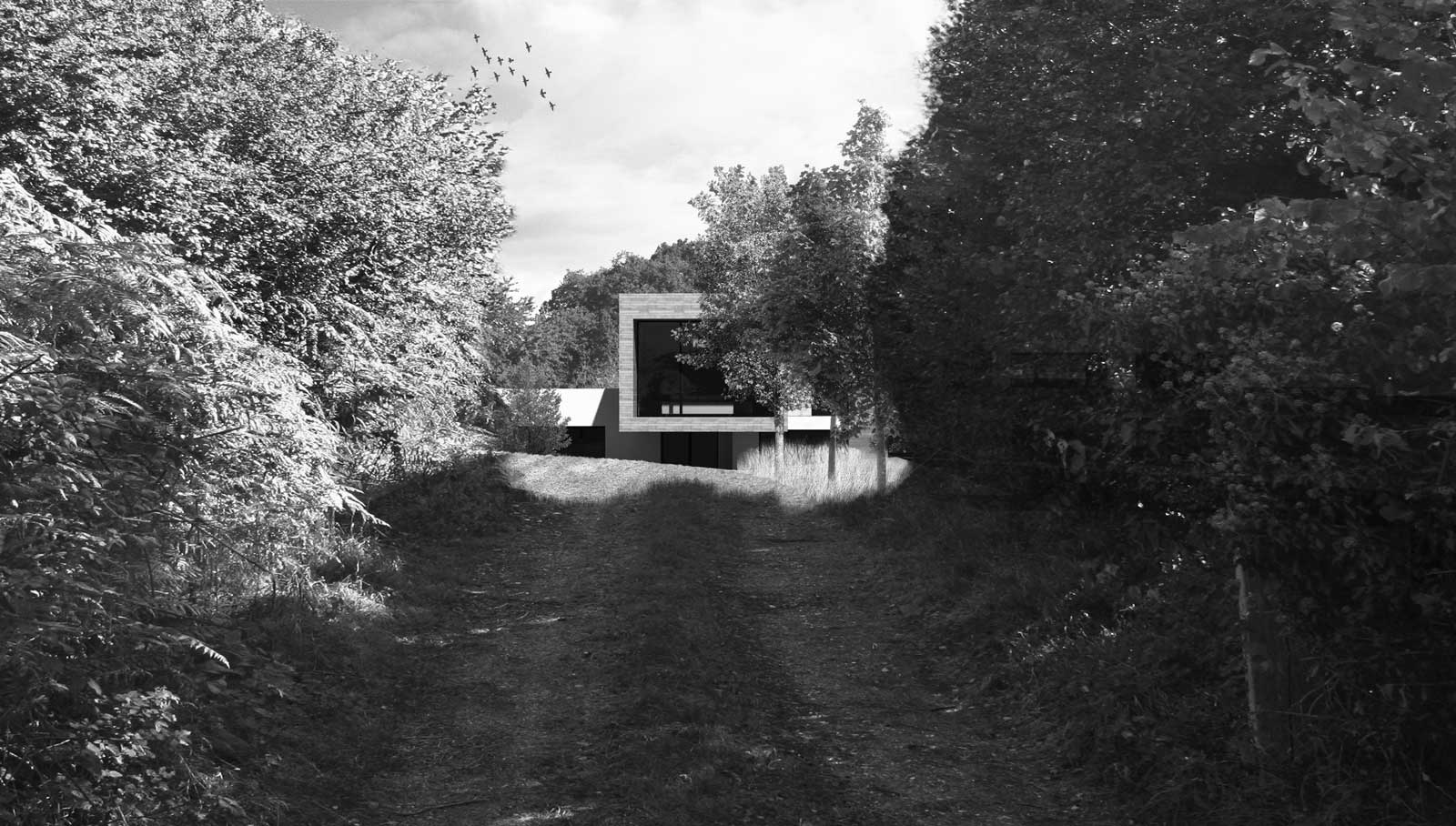 Hitchambury paragraph 79 house seen from the south