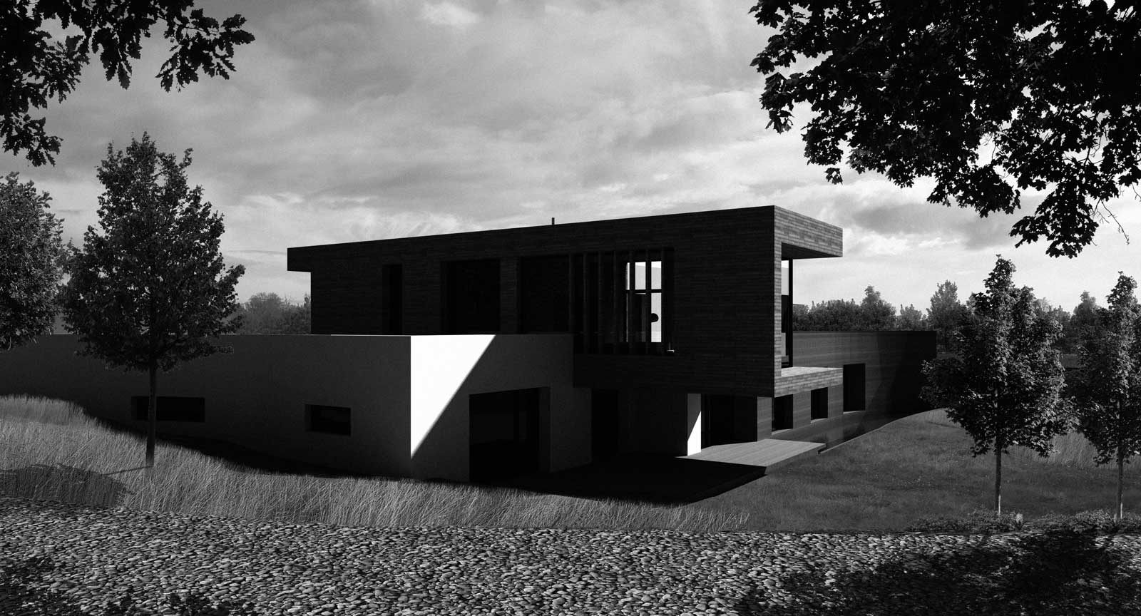 Hitchambury paragraph 79 house seen from the south west